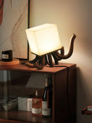 Alabaster Octavia Sculpture Table Lamp