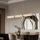 Alabaster Pillar Linear Chandelier