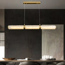 Alabaster Pillar Linear Chandelier