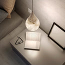 Alabaster Raindrop Pendant Light