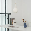 Alabaster Raindrop Pendant Light