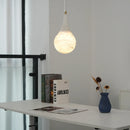 Alabaster Raindrop Pendant Light
