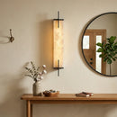 Alabaster Rectangle Calliope Wall Sconce