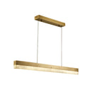 Alabaster Rectangle Linear Pendant Light