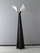 Alabaster Black Floor Lamp