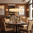 Alabaster Rivage Round Chandelier