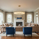 Alabaster Rivage Round Chandelier