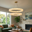 Alabaster Rivage Round Chandelier