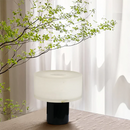 Alabaster Solid Cylindrical Table Lamp