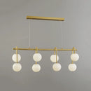 Alabaster Sphere Ring Chandelier