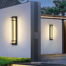Imitation Alabaster Square Outdoor Wall Light