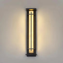 Imitation Alabaster Square Outdoor Wall Light