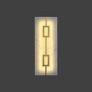 Alabaster Square Rectangular Wall Light
