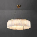 Alabaster diamond chandelier