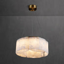Alabaster diamond chandelier