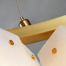 Alabaster diamond chandelier