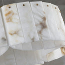 Alabaster diamond chandelier