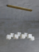 Alabaster Box Chandelier