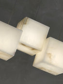 Alabaster Box Chandelier 28.3"