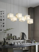 Alabaster Box Chandelier 28.3"