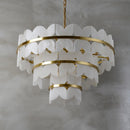 Alabaster Cloudscape Chandelier 11.8"
