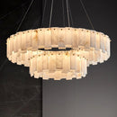 Alabaster Round Chandelier