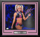 Alexa Bliss Making Her Entrance Autographed Framed WWE Wrestling Photo