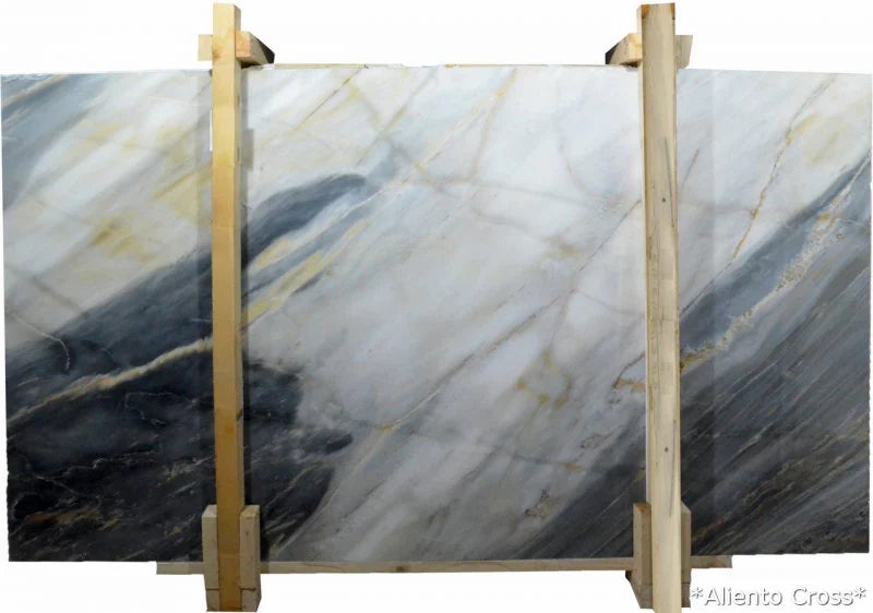 Alienato Cross-Cut Bookmatching Polished Marble Slab