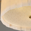 Alabaster Copper Round Ceiling Lamp