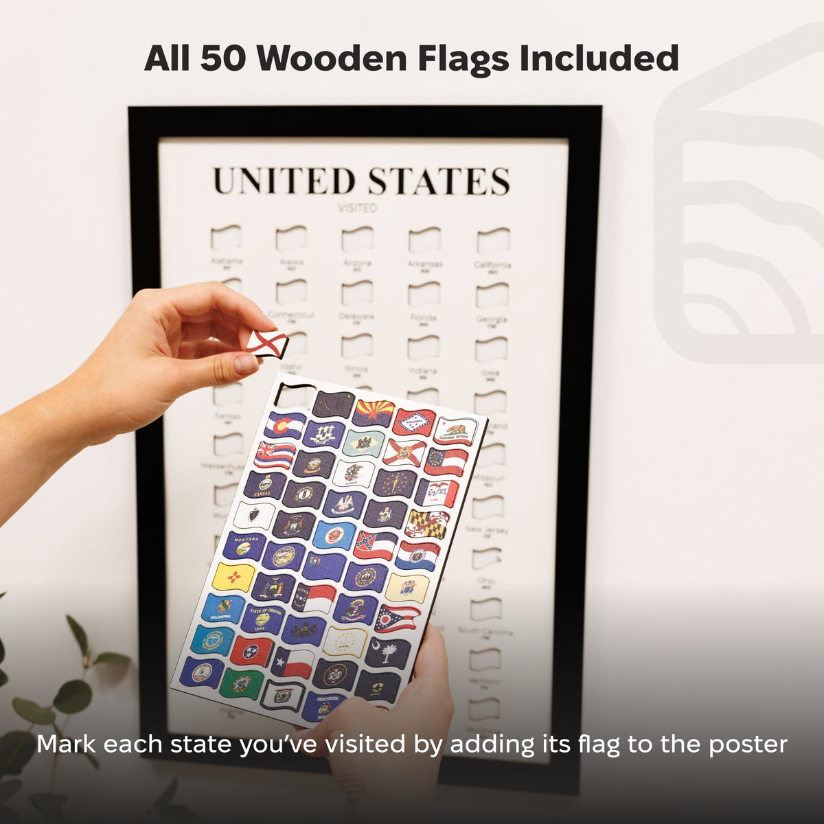 Poster Travel Tracker States USA, photo 11 of 12