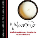 Malicious Women Co. Proud Parent Of A Dramatic Dog 9 oz Soy Wax Candle | Long-Lasting Home Fragrance Gift for Men & Women, USA by Malicious Women Co.