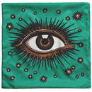 "All Seeing Eye" Throw Pillow (Teal)