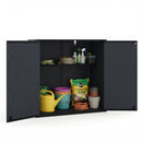 All-Weather Storage Box with Floor and Removable Shelf for Patio and Lawn by LJGDeals