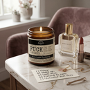 All The F*cks 9oz Funny Candle Malicious Women Co