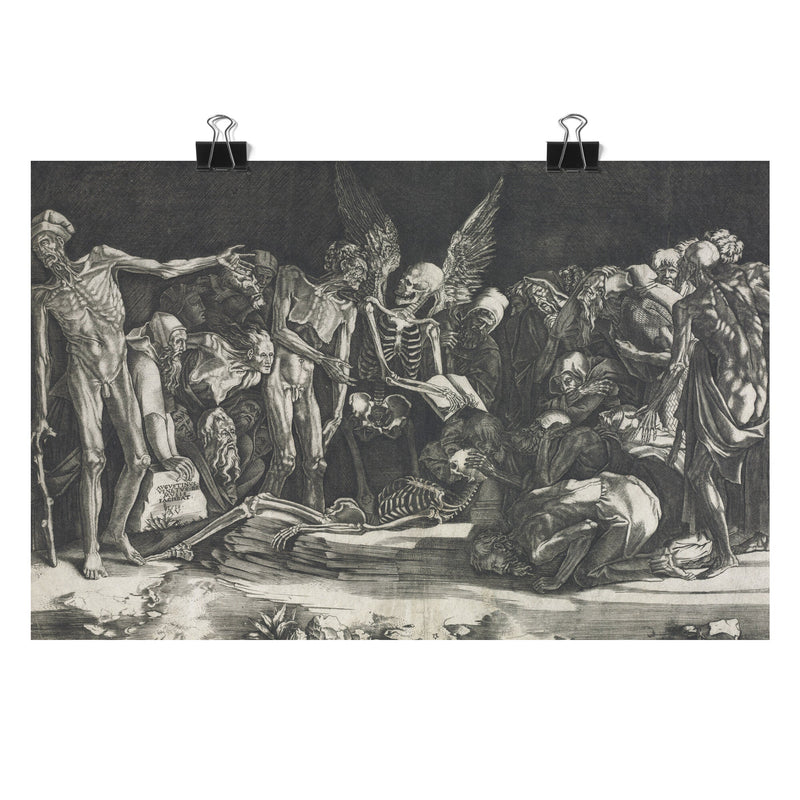 "Allegory of Death and Fame" Matte Poster