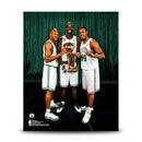 Ray Allen, Kevin Garnett, & Paul Pierce 2008 NBA Champions Boston Celtics 8" x 10" Basketball Photo by Dynasty Sports & Framing