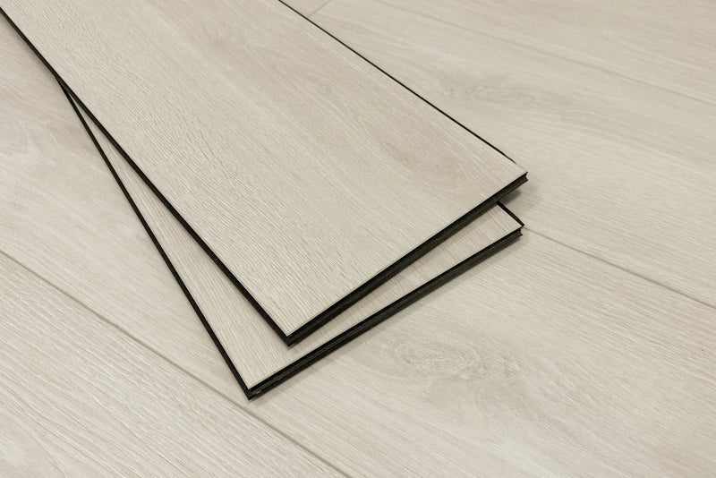 Allure Gray Micro Bevel Matte 9.25"x60" Waterproof Laminate Flooring 12mm - Linea