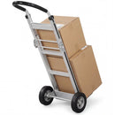 Aluminum Dolly Cart with 2 Rubber Wheels and Ergonomic Handle by LJGDeals
