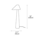 Alvin Floor Lamp 17.7"