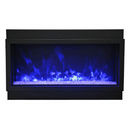 Amantii 40" Panorama Deep Lumina Indoor or Outdoor Electric Fireplace