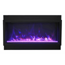 Amantii 40" Panorama Deep Lumina Indoor or Outdoor Electric Fireplace