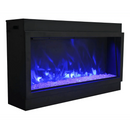 Amantii 40" Panorama Deep Lumina Indoor or Outdoor Electric Fireplace