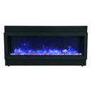 Amantii 40" Panorama Deep Lumina Indoor or Outdoor Electric Fireplace