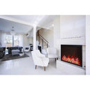Amantii Tru-View XL XT 40" Three-Sided Indoor/Outdoor Electric Fireplace with Multi-Color Flames