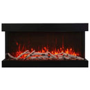 Amantii Tru-View XL XT 60" Three-Sided Electric Fireplace for Indoor or Outdoor Use