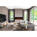 Amantii Tru-View XL XT 72" Three-Sided Indoor Outdoor Electric Fireplace with 22" Tall Viewing Area