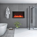 Amantii Panorama Deep Extra Tall 88 Inch Indoor Outdoor Electric Fireplace