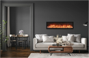 Amantii Symmetry Bespoke 88" Built-In Smart Electric Fireplace – Indoor/Outdoor with Bluetooth and Crackling Sound