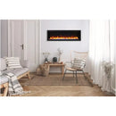 Amantii Symmetry Lumina 34" Indoor/Outdoor Smart Built-in Electric Fireplace with LED Logset