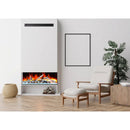 Amantii Tru View Bespoke 55" Three-Sided Indoor/Outdoor Electric Fireplace with Smart Control and Bluetooth